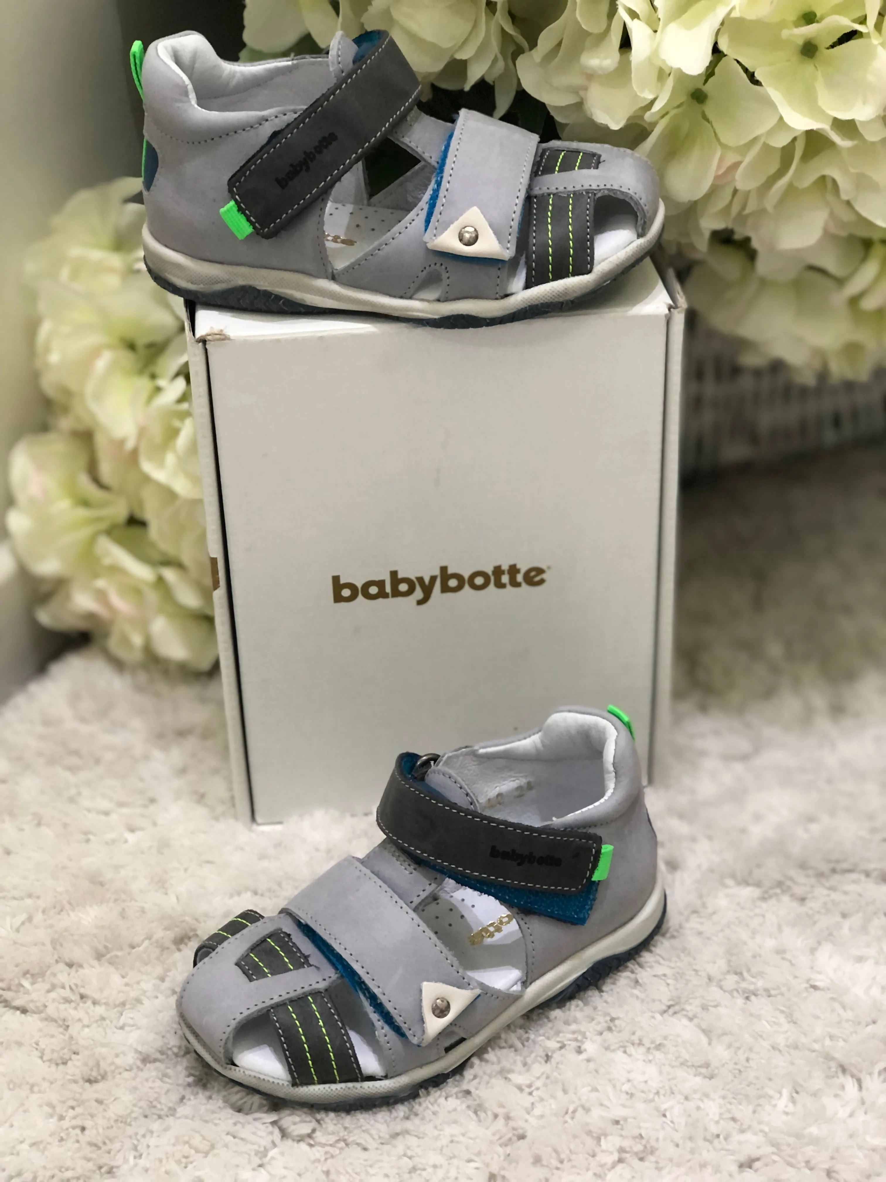 Babybotte French Leather Boys Sandals