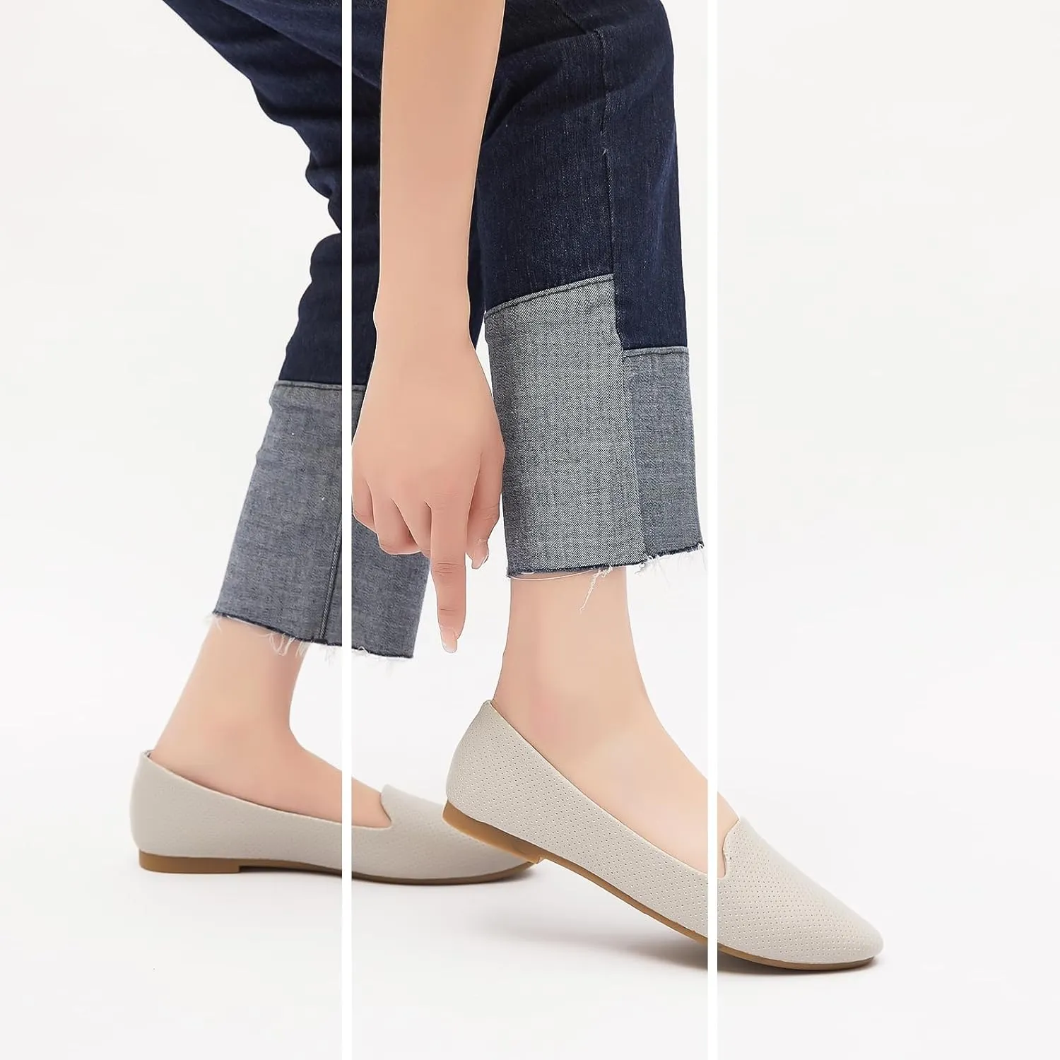 Ballet Flats Shoes for Women Dress Shoes Comfortable Dressy Casual Business Slip on Shoes Loafers