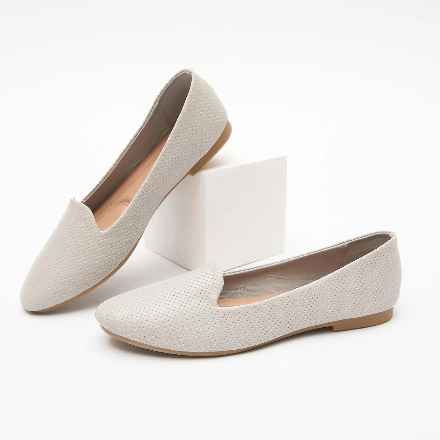 Ballet Flats Shoes for Women Dress Shoes Comfortable Dressy Casual Business Slip on Shoes Loafers