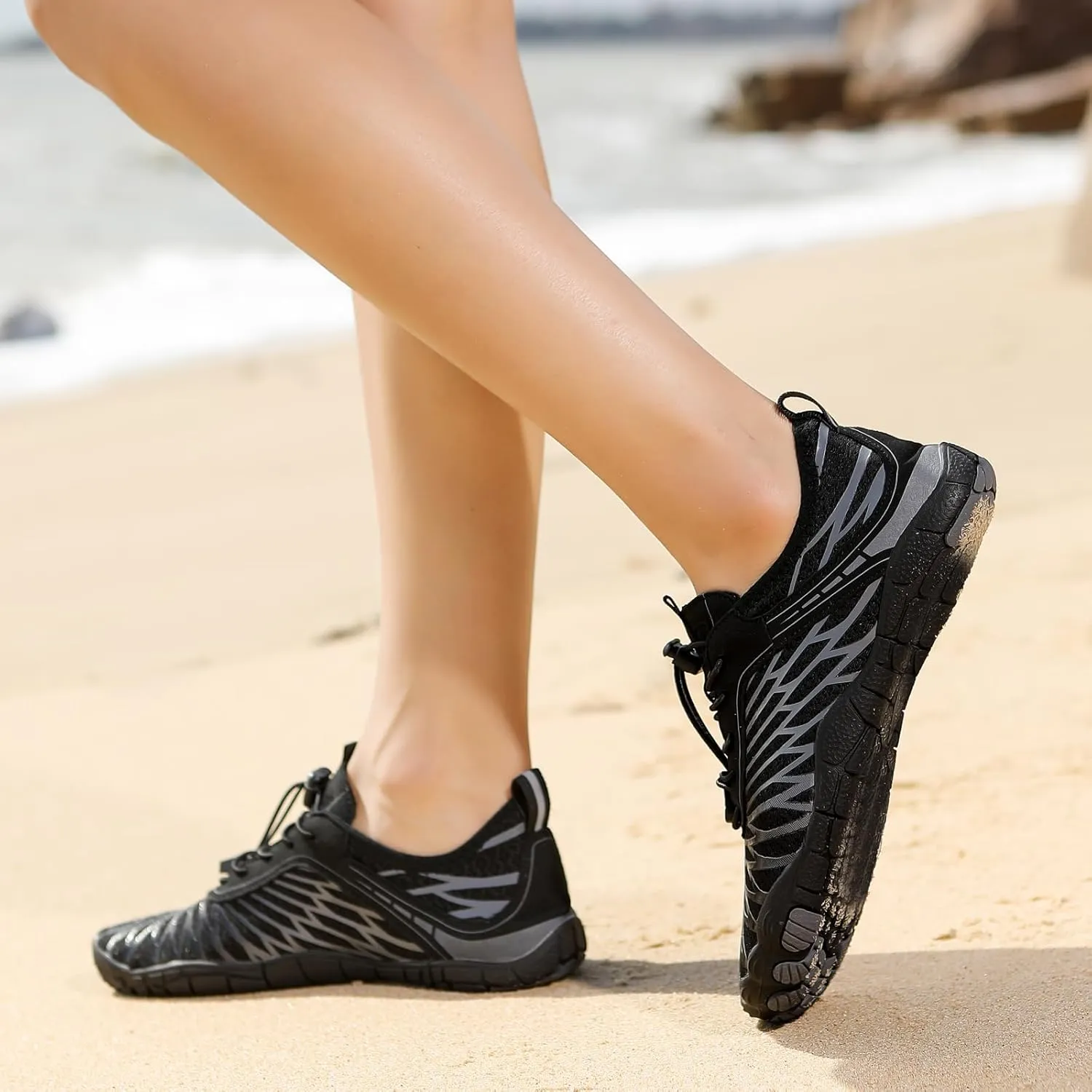 Barefoot Shoes for Women & Men, Womens Hike Barefoot Footwear, Unisex Healthy Non-Slip Beach Walking Shoes