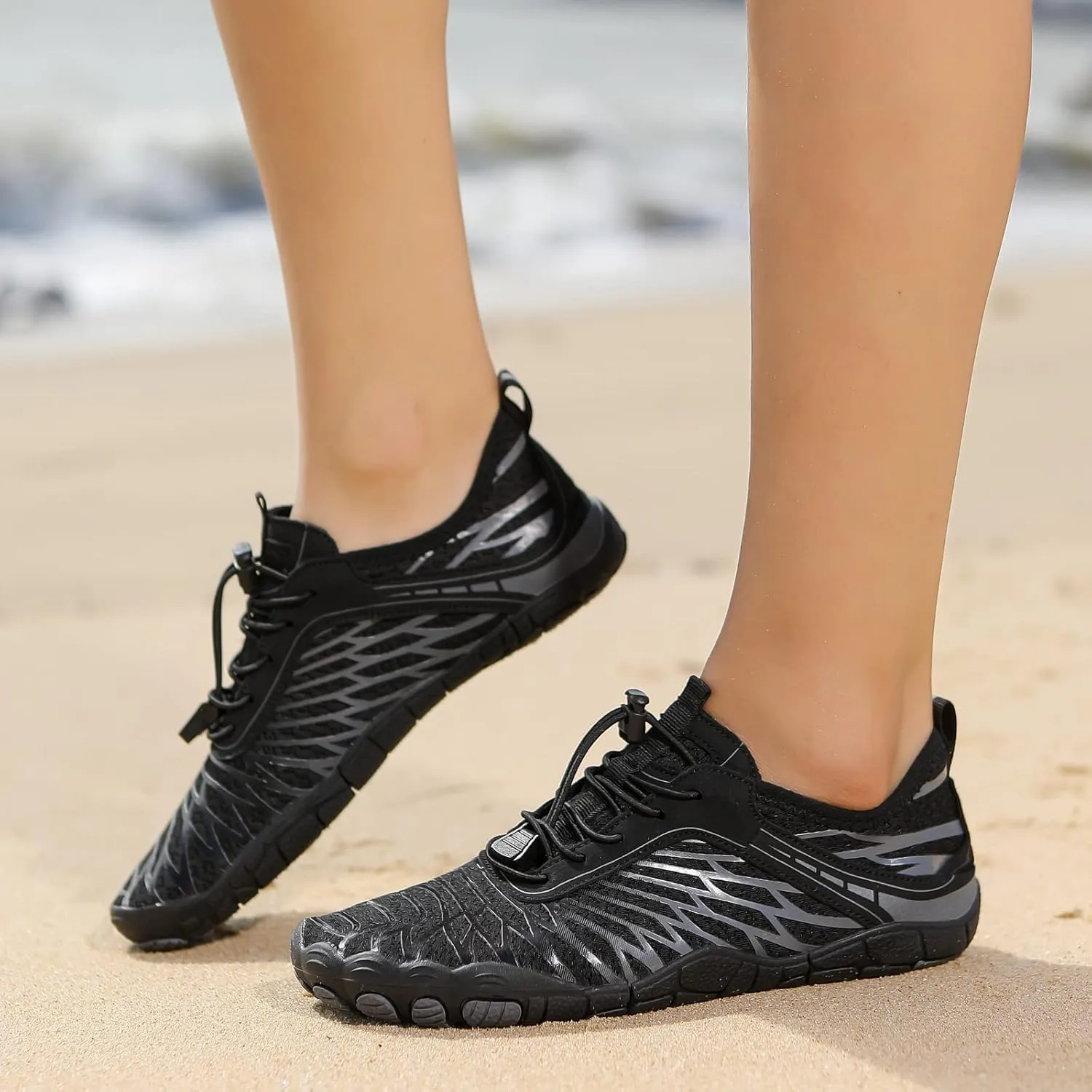 Barefoot Shoes for Women & Men, Womens Hike Barefoot Footwear, Unisex Healthy Non-Slip Beach Walking Shoes
