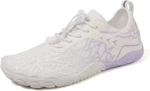 Barefoot Shoes Women 2025 Wide Toe Box Healthy & Non-Slip Athletic Hiking Walking Barefoot Shoes Diabetic Shoe Beach Surf Walk Yoga Footwear Breathable Hiking Shoe Grounding Footwear