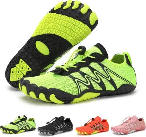 Barefoot Trail Shoes for Women Men,Unisex Pro Footwear Barefoot Shoes,Waterproof Trail Running Healthy & Non-Slip Barefoot Wide Toe Zero Drop Hiking Shoes
