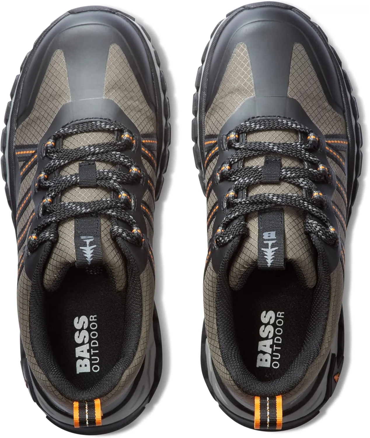 BASS OUTDOOR Women's Peak Webbing Hiking Shoes – Lace-up Trail Sneakers