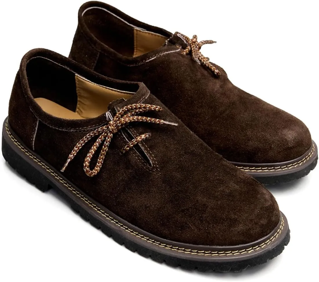 Bavarian Leather Shoes for Men - Designed in Germany - Haferlschuhe Made from Genuine Leather