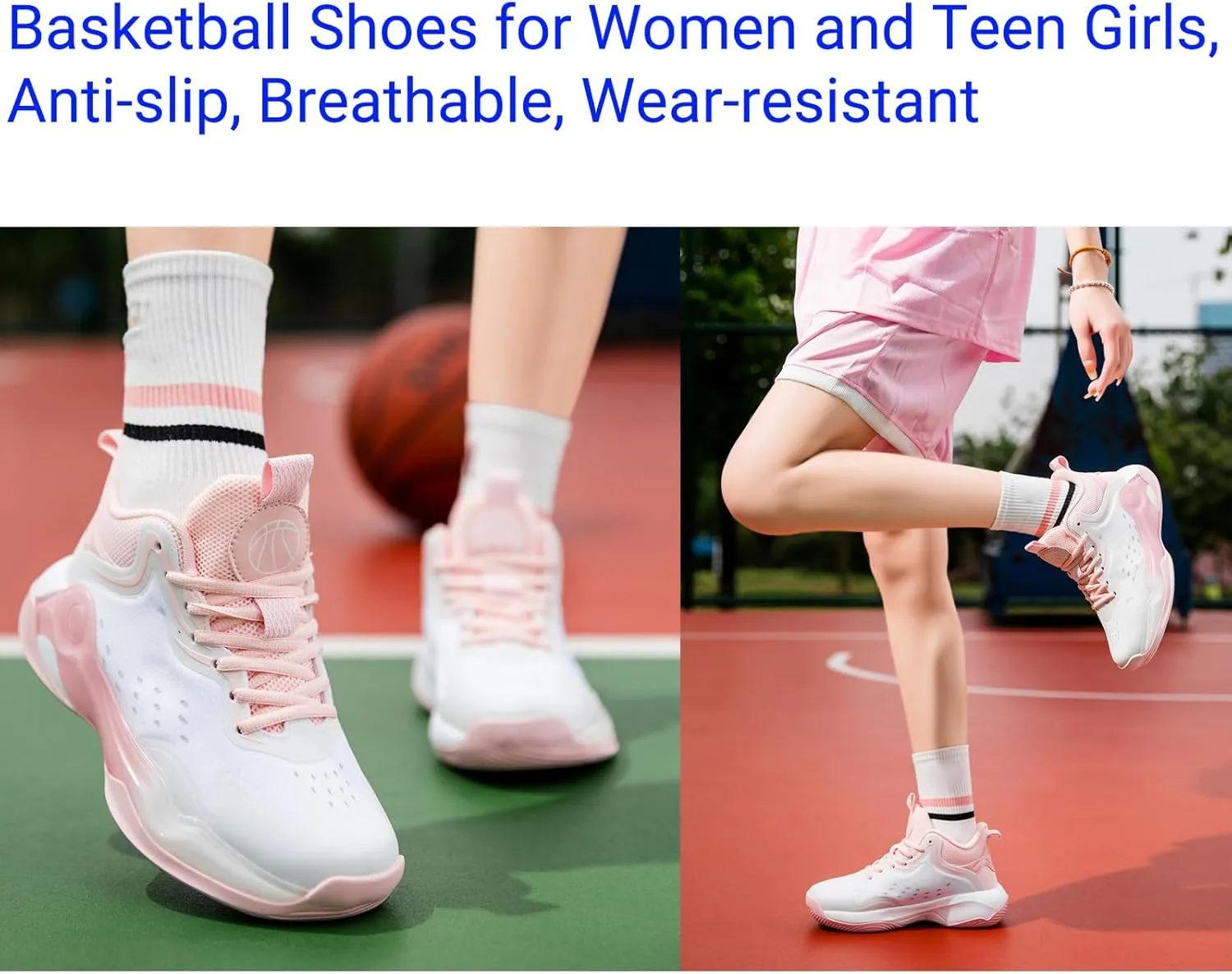 Beita Basketball Shoes for Women Fashion Sneakers Sport Shoes Anti Slip Breathable