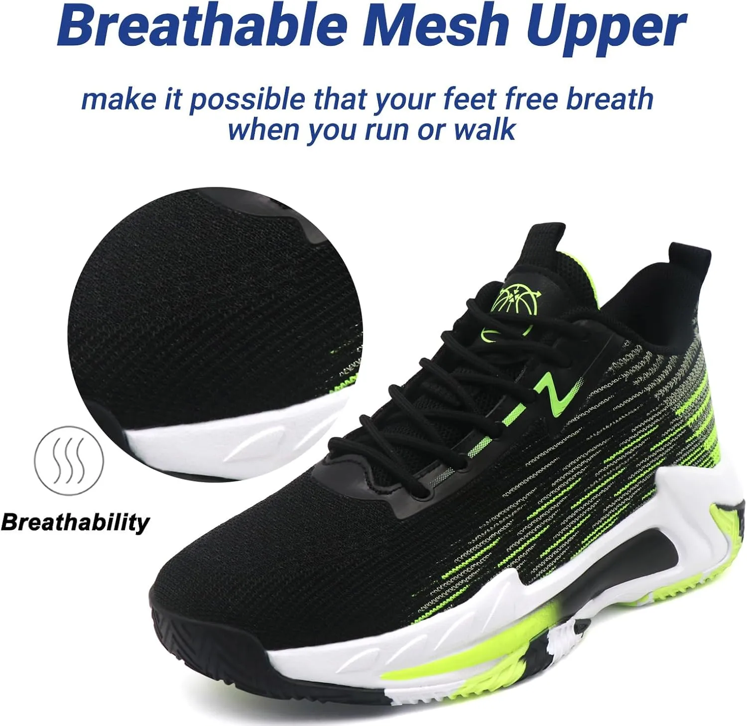 Beita High Upper Basketball Shoes for Men Sneakers Breathable Sports Shoes Anti Slip
