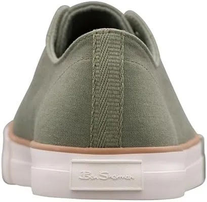 Ben Sherman Mens Hadley Lo Lace Up Sneakers Shoes Casual - Beige