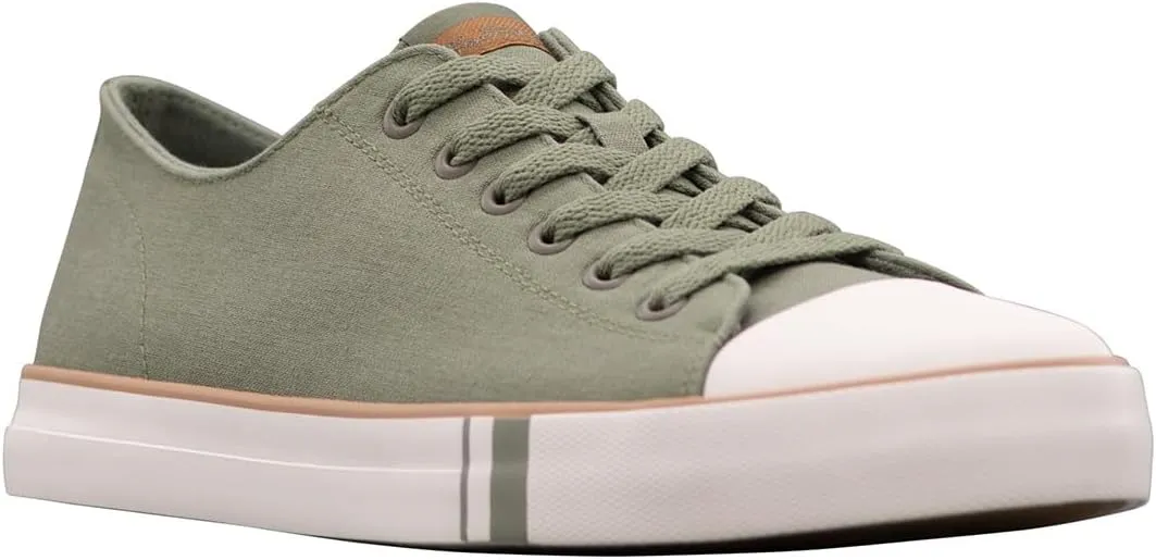Ben Sherman Mens Hadley Lo Lace Up Sneakers Shoes Casual - Beige