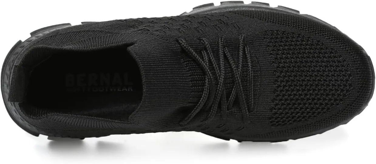 Bernal Sneakers for Women Work Tennis Shoes Fashion Soft Lightweight Mesh Breathable Non Slip Lace-UP Walking Shopping Shoes