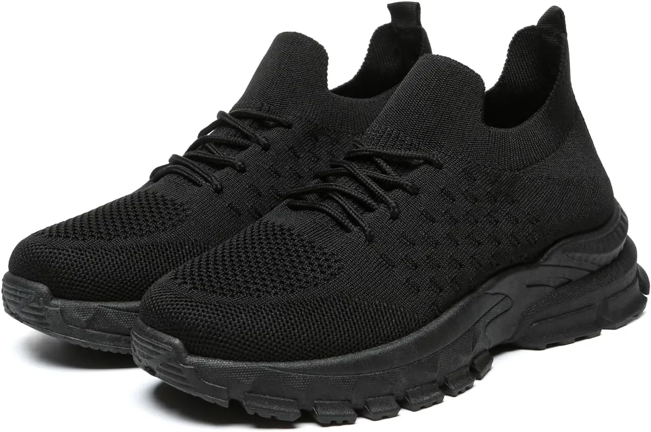 Bernal Sneakers for Women Work Tennis Shoes Fashion Soft Lightweight Mesh Breathable Non Slip Lace-UP Walking Shopping Shoes