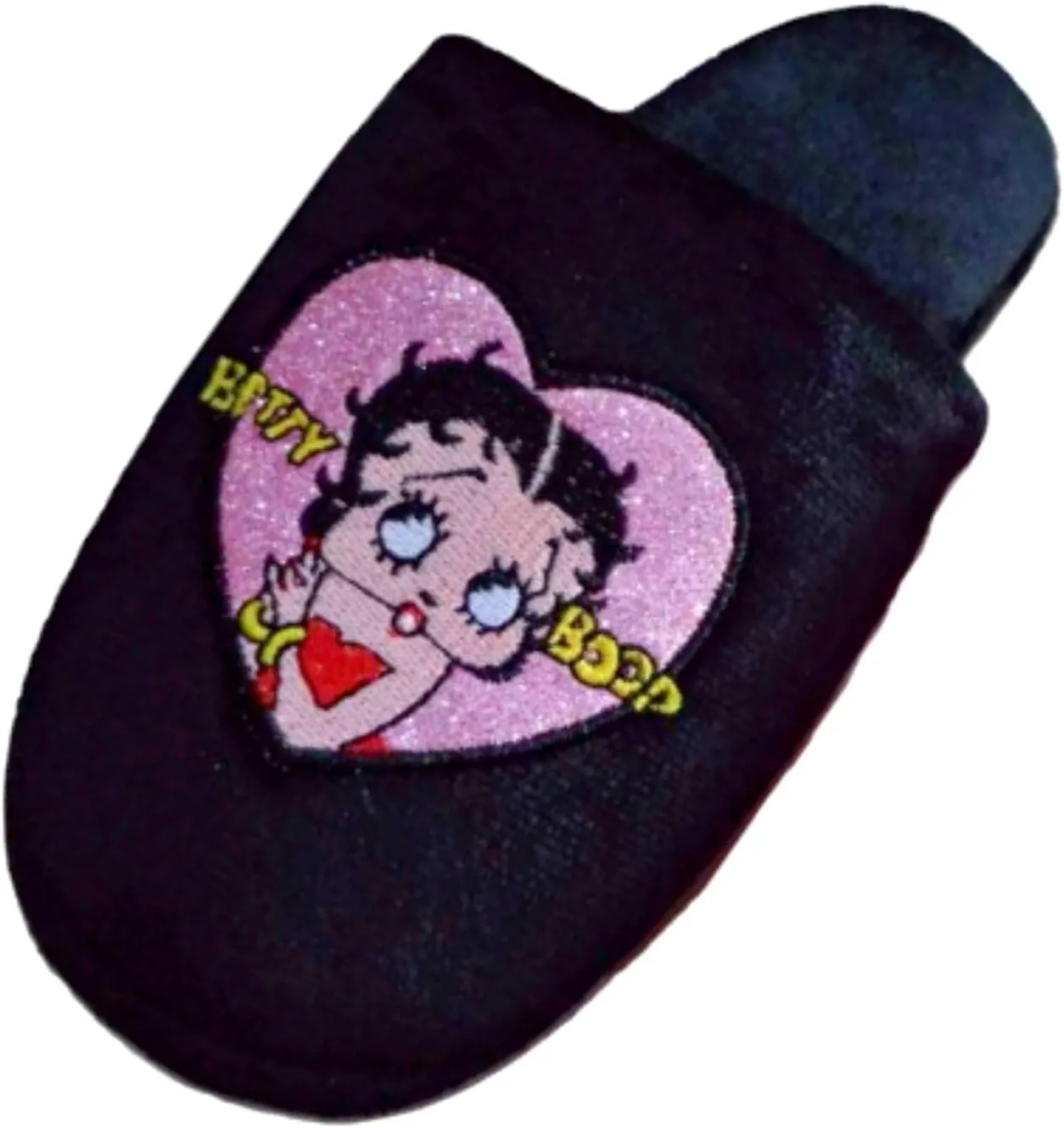 Betty Boop Ultra-Soft Women's Plush Pinup Scuffs Cozy Non-Skid Slippers - Great for Gifts