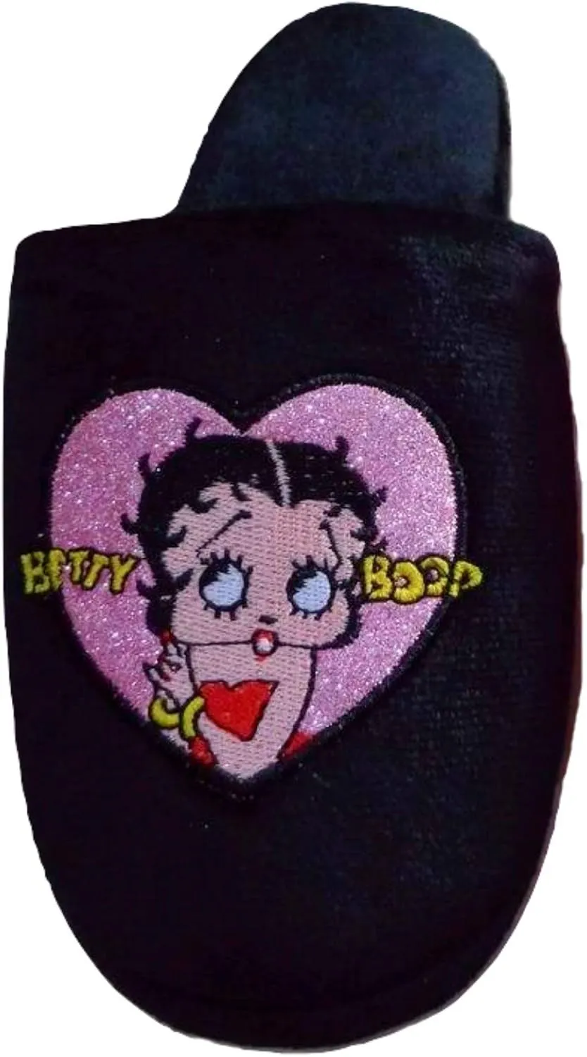 Betty Boop Ultra-Soft Women's Plush Pinup Scuffs Cozy Non-Skid Slippers - Great for Gifts