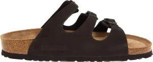 Birkenstock Florida Soft Footbed - Leather Black Oiled Leather 41 (US Women's 10-10.5) Regular