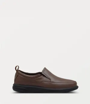 BM6771-BROWN-Men Slip on