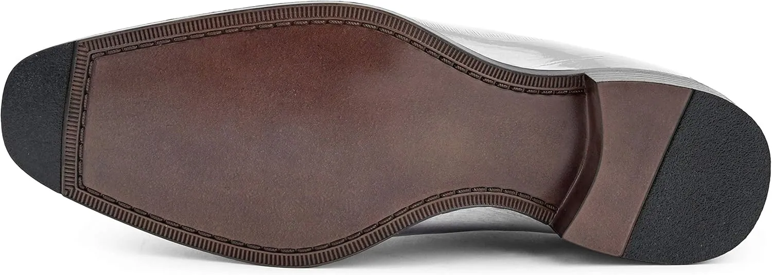 Bolano Bandit, Cap Toe Oxford Dress Shoes for Men, Men's Formal Dress Shoes with Alligator Print, Croc Folded Oxfords