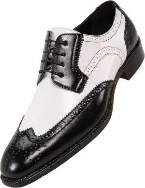 Bolano Elwyn, Men's Dress Shoes - Oxford & Wingtip - Spectator Two-Tone, Lace Up, Brogue Formal Shoes