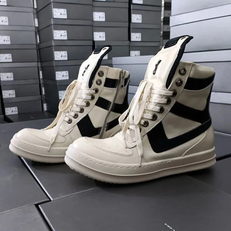 Boots Genuine Leather Motorcycle Shoes