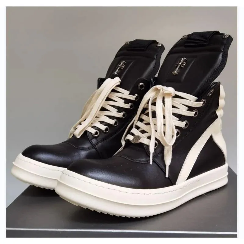 Boots Genuine Leather Motorcycle Shoes