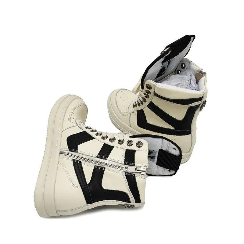 Boots Genuine Leather Motorcycle Shoes
