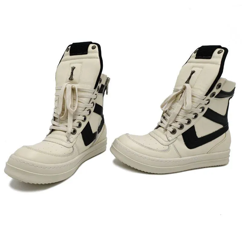 Boots Genuine Leather Motorcycle Shoes