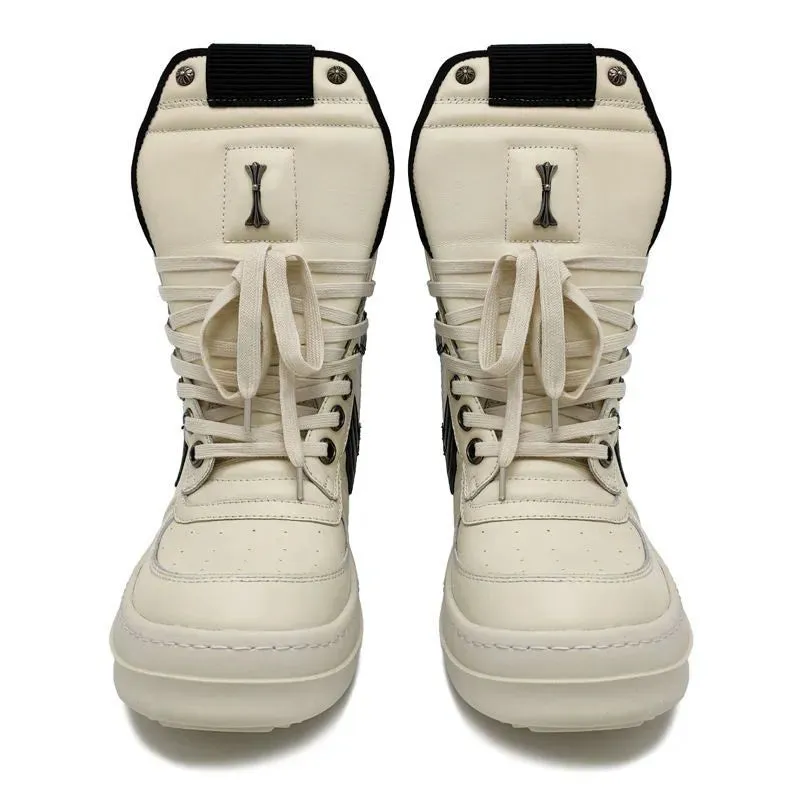 Boots Genuine Leather Motorcycle Shoes