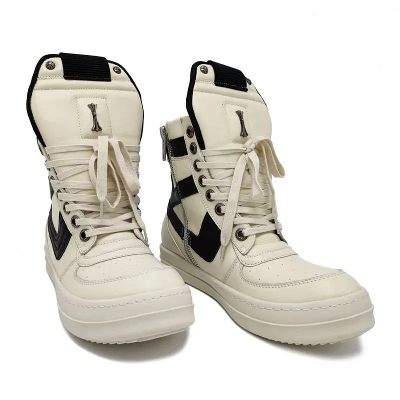 Boots Genuine Leather Motorcycle Shoes