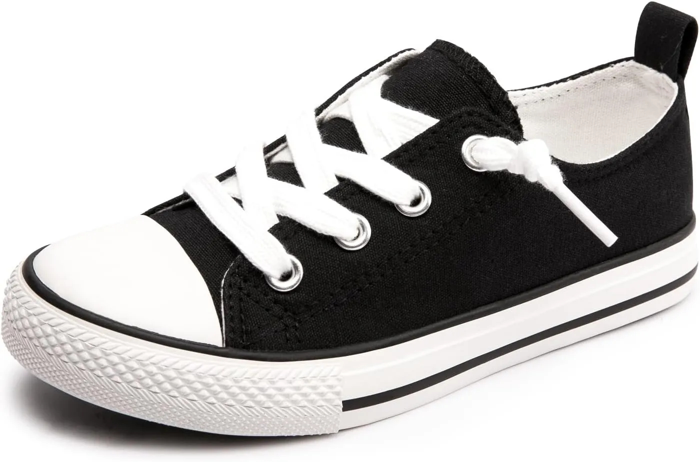 Boy Girls Canvas Shoes Slip on Sneakers Comfort Casual Walking Shoes for Little Kid Big Kid