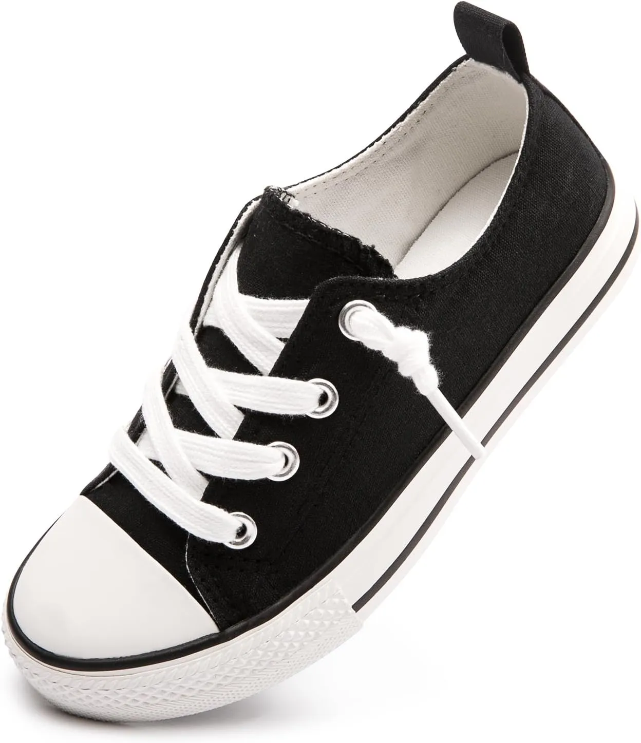 Boy Girls Canvas Shoes Slip on Sneakers Comfort Casual Walking Shoes for Little Kid Big Kid