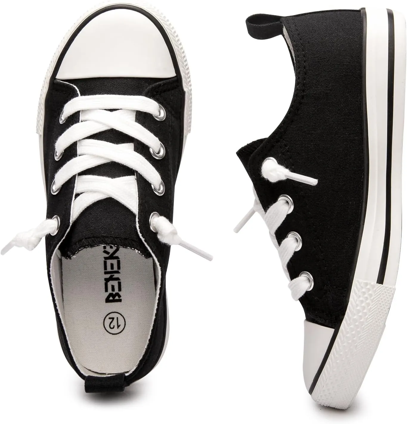Boy Girls Canvas Shoes Slip on Sneakers Comfort Casual Walking Shoes for Little Kid Big Kid