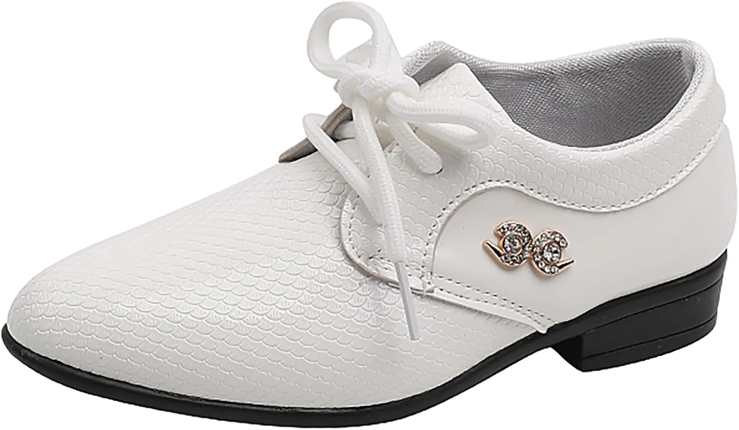 Boys Dress Shoes Toddler Kids Baby British Style Casual Shoes Rhinestone Decor Formal Oxfords Wedding Dance Party Shoes