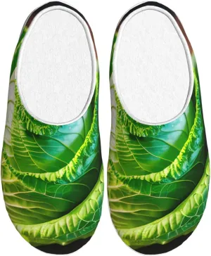 Bright Cabbage Print Versatile Use Anti Pilling Washable Slippers for Women Men Cozy Stylish shoes