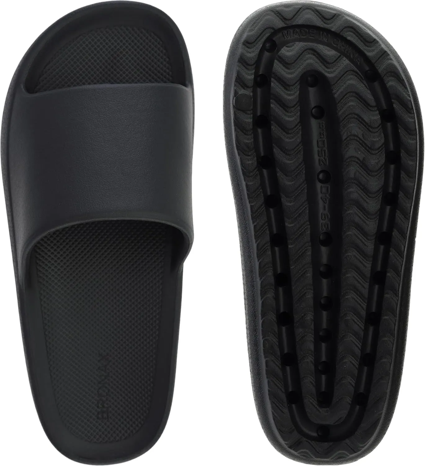 BRONAX Arch Support Slides for Women and Mens | Cushioned Thick Sole Pain Relief Slippers