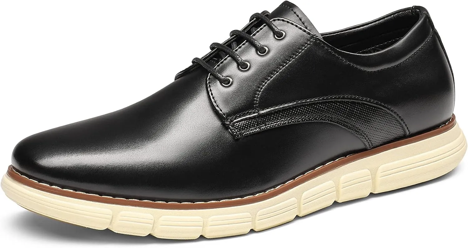 Bruno Marc Men's Crossflex Dress Sneakers Casual Oxford Formal Shoes