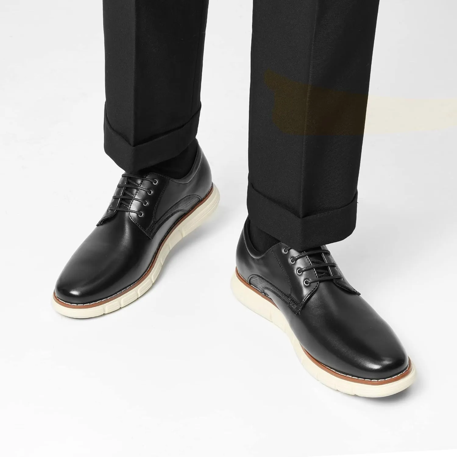 Bruno Marc Men's Crossflex Dress Sneakers Casual Oxford Formal Shoes