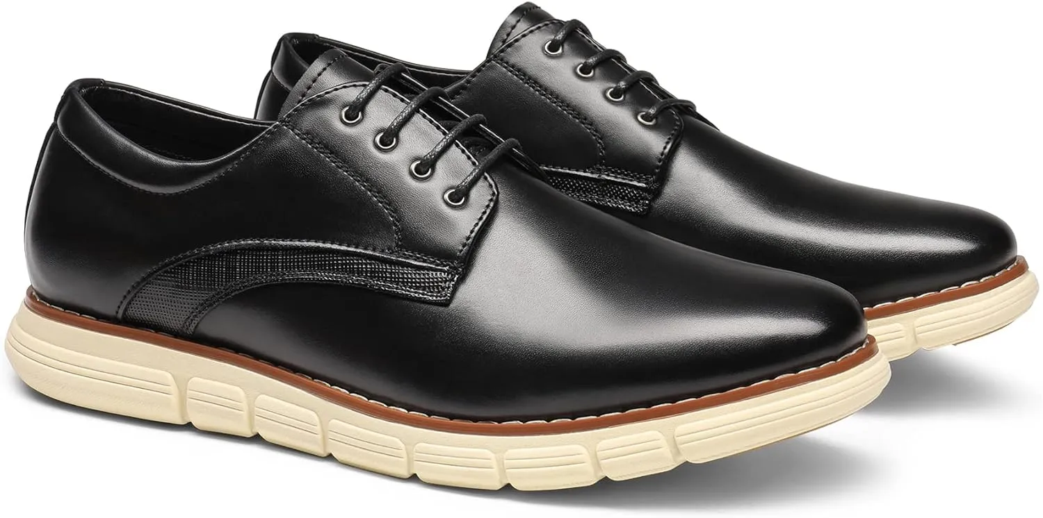 Bruno Marc Men's Crossflex Dress Sneakers Casual Oxford Formal Shoes