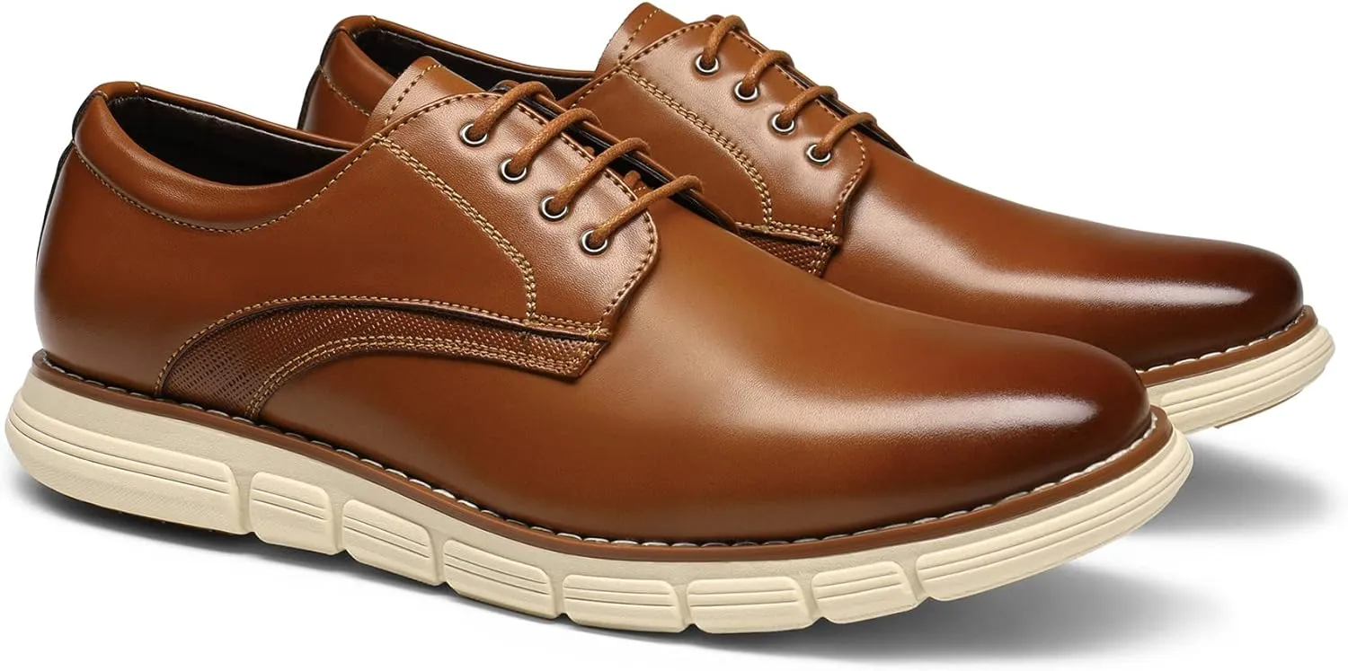 Bruno Marc Men's Crossflex Dress Sneakers Casual Oxford Formal Shoes