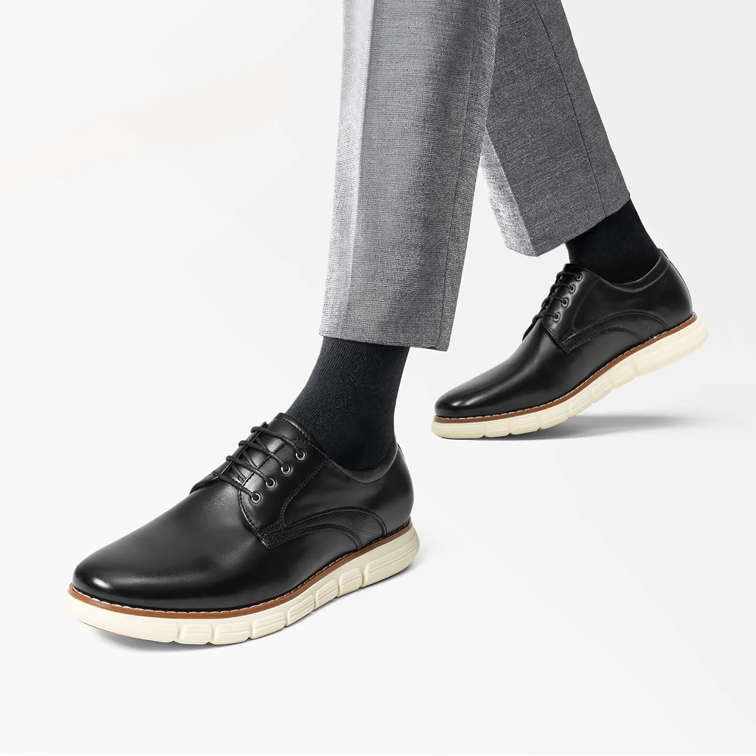 Bruno Marc Men's Crossflex Dress Sneakers Casual Oxford Formal Shoes
