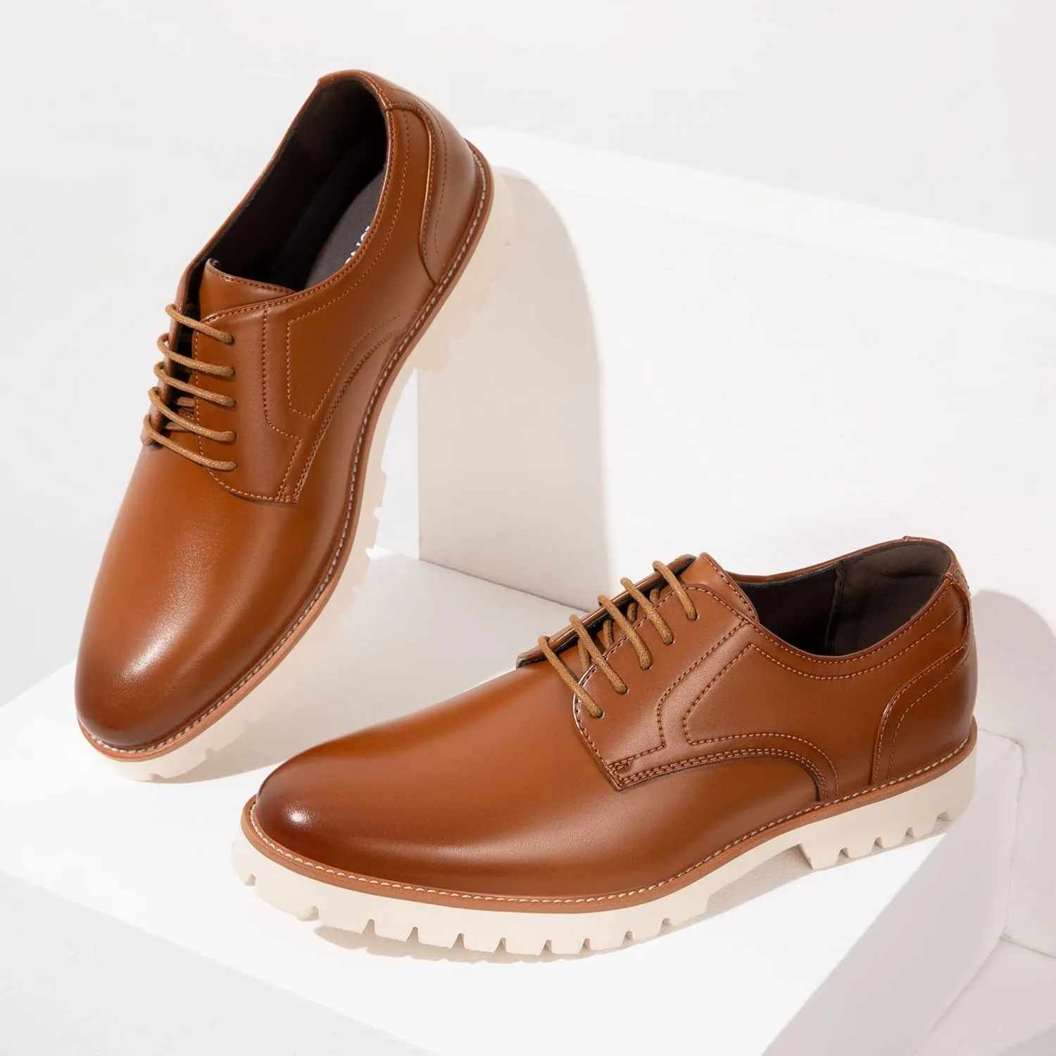 Bruno Marc Men's Dress Shoes Formal Classic Lace-up Oxfords