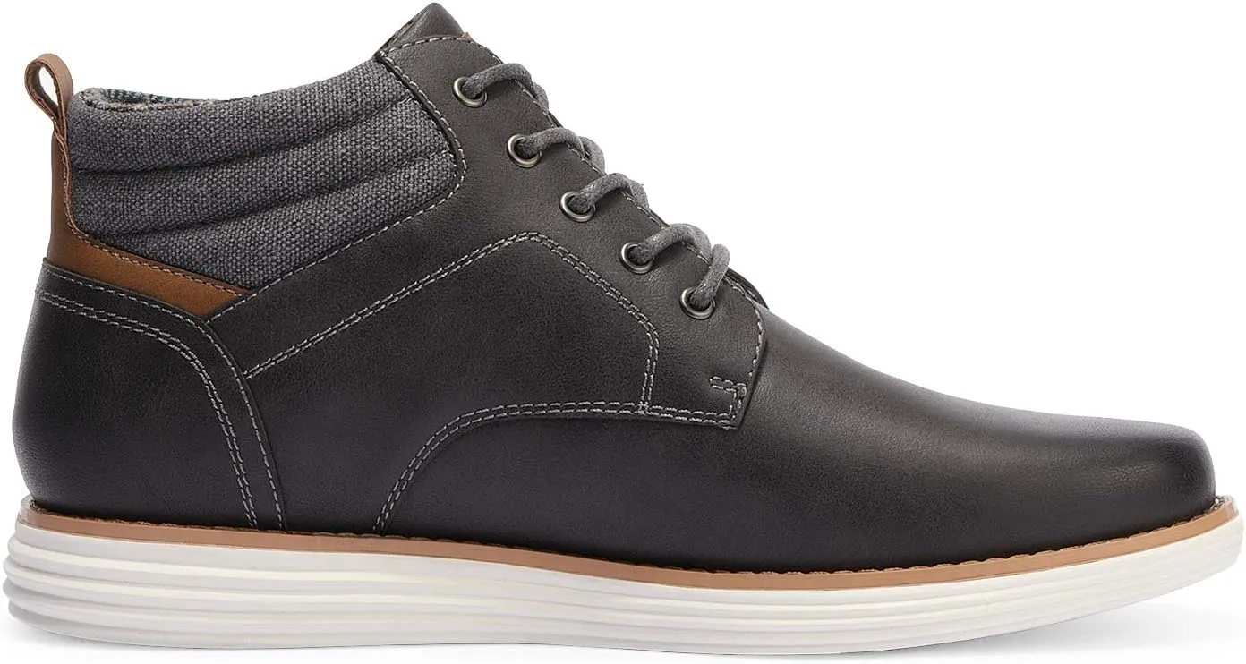 Bruno Marc Men's Mid Top Chukka Sneaker Lace Up Dress Boot