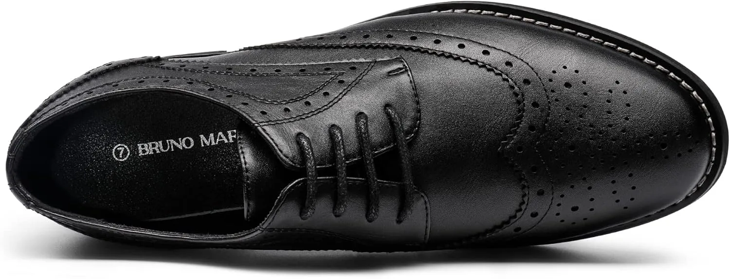 Bruno Marc Women's Classic Oxfords Lace Up Business Formal Wingtip Brogue Dress Shoes