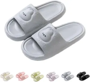 Bunny Slippers Bathroom Slippers Cartoon Ladies Summer Indoor Home Soft Sole Non-slip Thick Eva Slippers Can Be Worn Outside