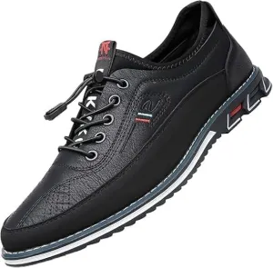 Buybuymen Men's Orthopedic Dress Shoes, Comfort Driving Working Walking Party Formal Oxfords
