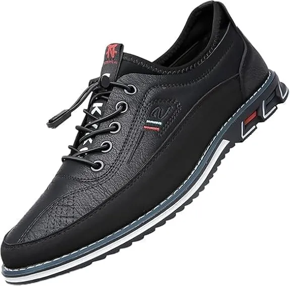 Buybuymen Men's Orthopedic Dress Shoes, Comfort Driving Working Walking Party Formal Oxfords