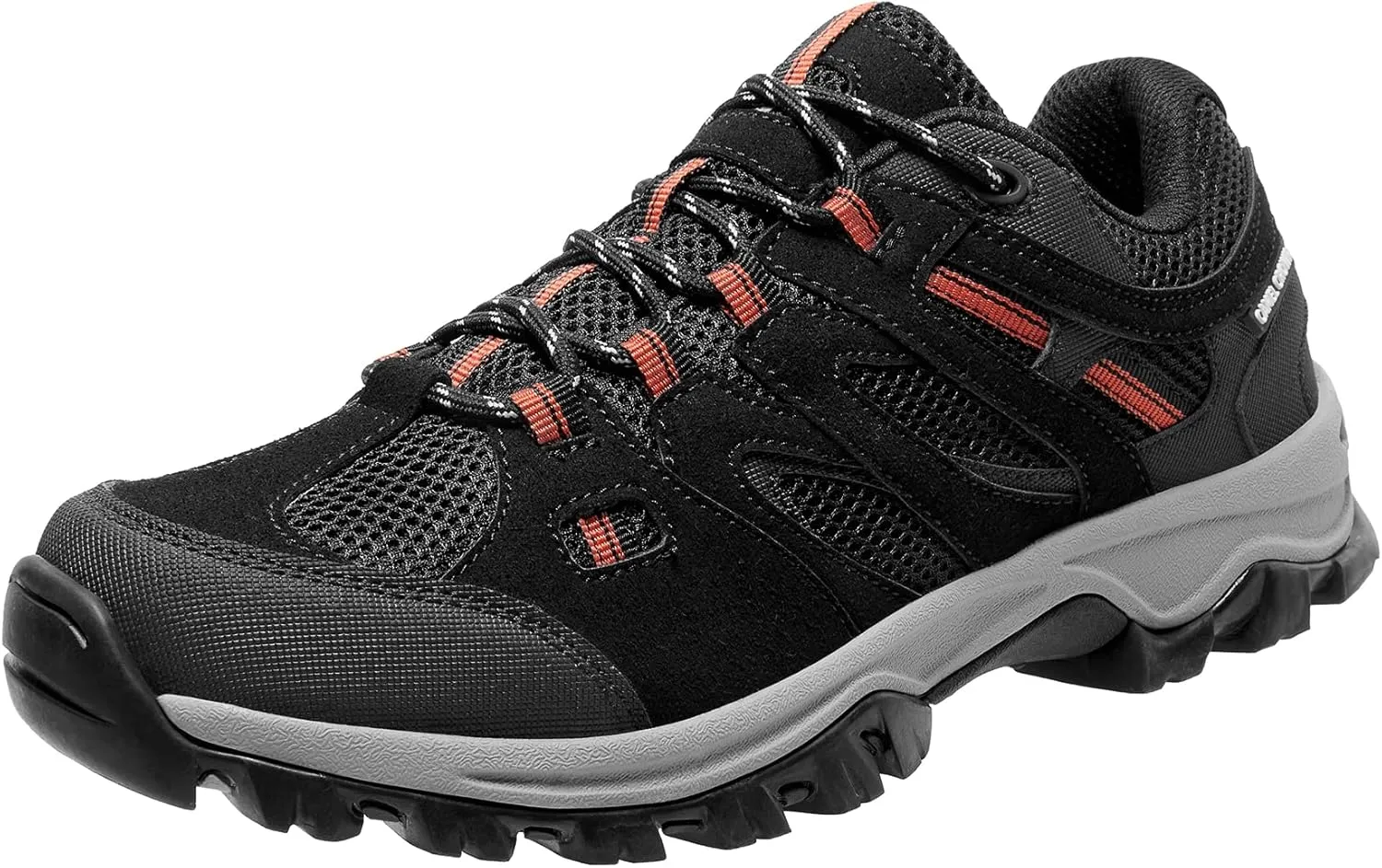 CAMELSPORTS Men’s Hiking Shoes Low Top Walking Hiking Shoes for Men Outdoor Ankle Support Breathable Trekking Trails Shoes Hiking Sneakers Mens