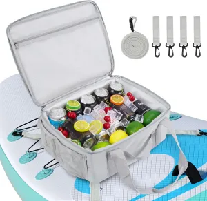 CAMULAND Cooler Bag, Paddle Board Accessories Waterproof Sup Deck Small Cool Bag for Drink Water Lunch Camping Padding Fishing Stand-up Paddleboarding Equipment Gifts for Kayak Lover
