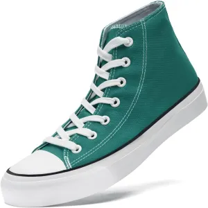 Canvas High Top Sneakers for Women Men Classic Lace Up Canvas Shoes Womens Mens Fashion High Top Sneakers Casual Tennis Walking Shoes