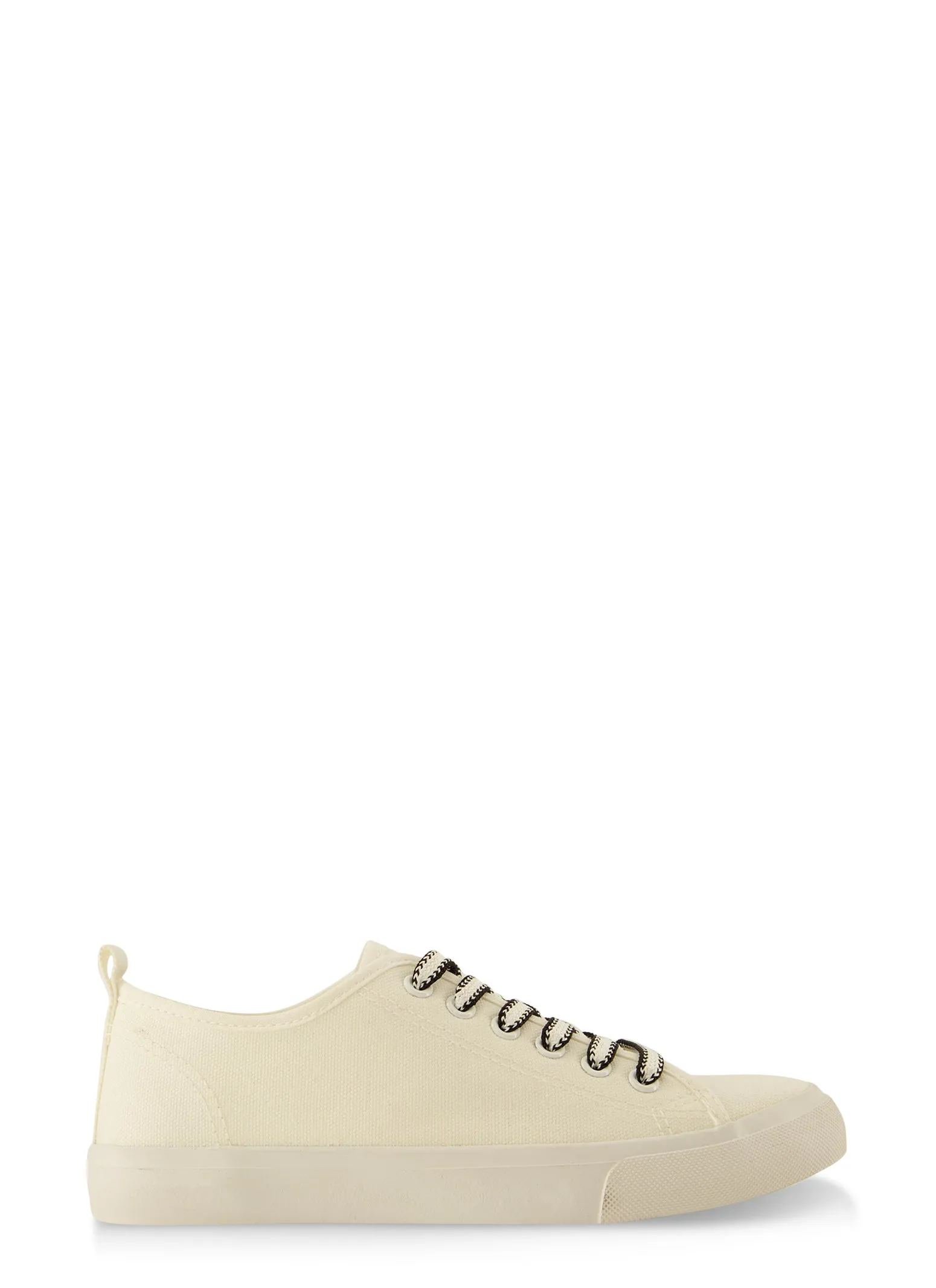 Canvas Lace Up Sneakers