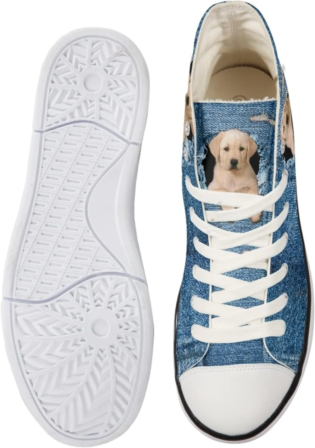 Canvas Shoes for Women High Top Canvas Sneakers Teens Girls Novelty Animal Print Sports Shoes Lightweight Lace ups Casual Walking Shoes