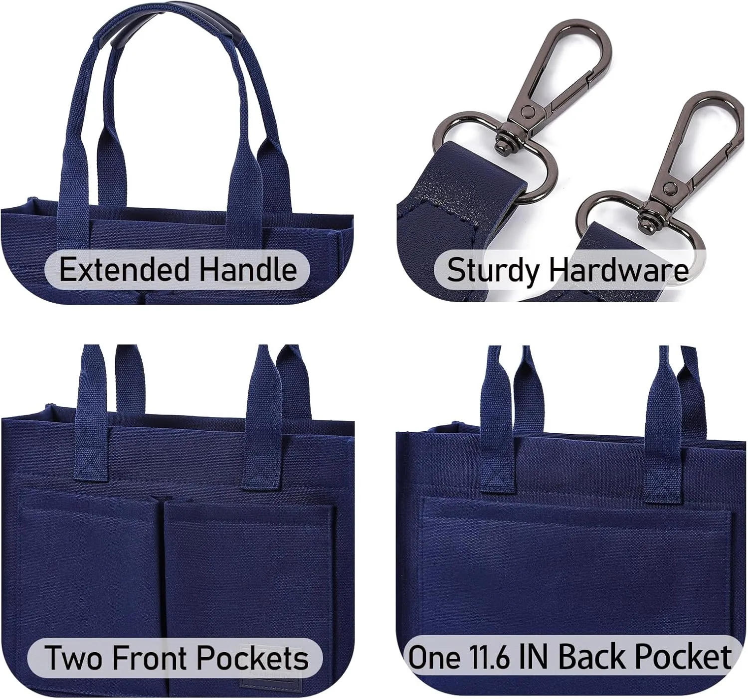 Canvas Tote Bag for Women, Large Laptop Travel Tote Handbag Totes with Crossbody Shoulder Teachers Reusable Grocery Bags